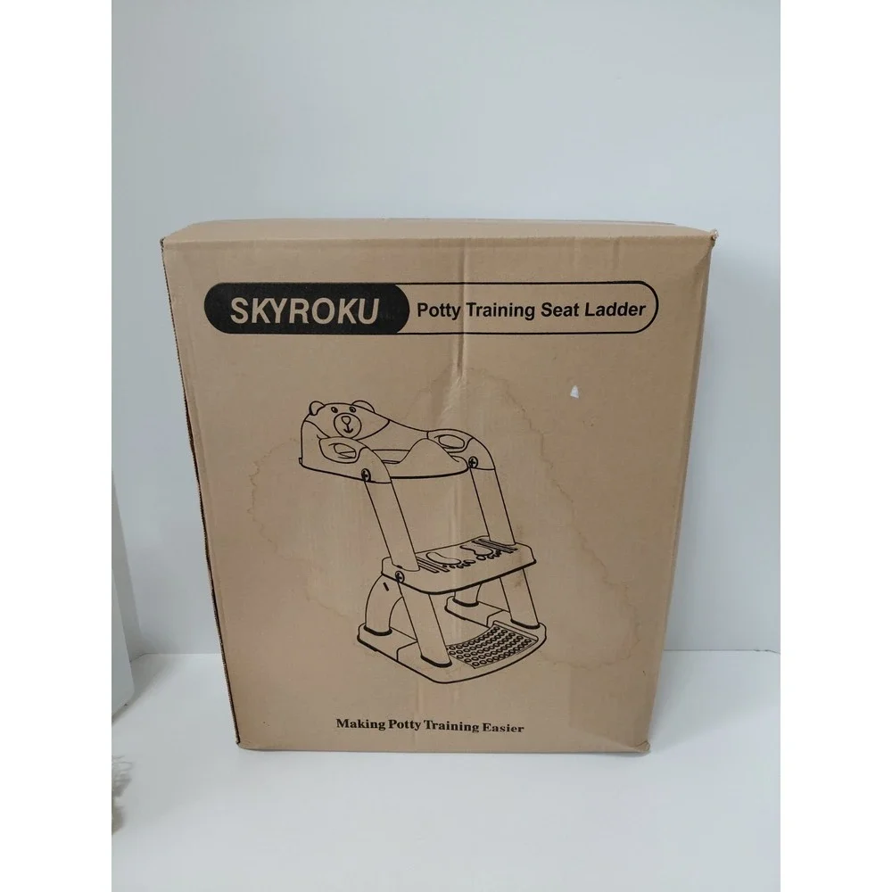 SKYROKU Toilet‎ Potty Training Seat with Step Stool Ladder